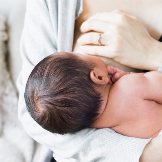 When your baby is positioned correctly, breastfeeding is more comfortable.